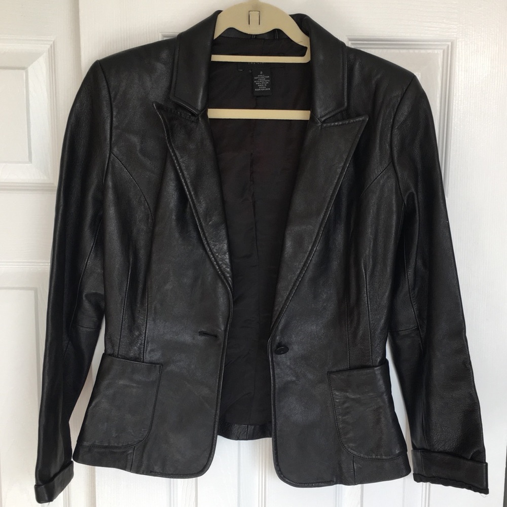 The Limited Black Leather Jacket